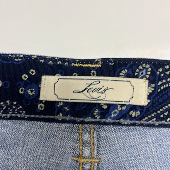 Levi’s Light Wash 4-Pocket Button Zipper Jean Shorts- Size 10 - Picture 13 of 16